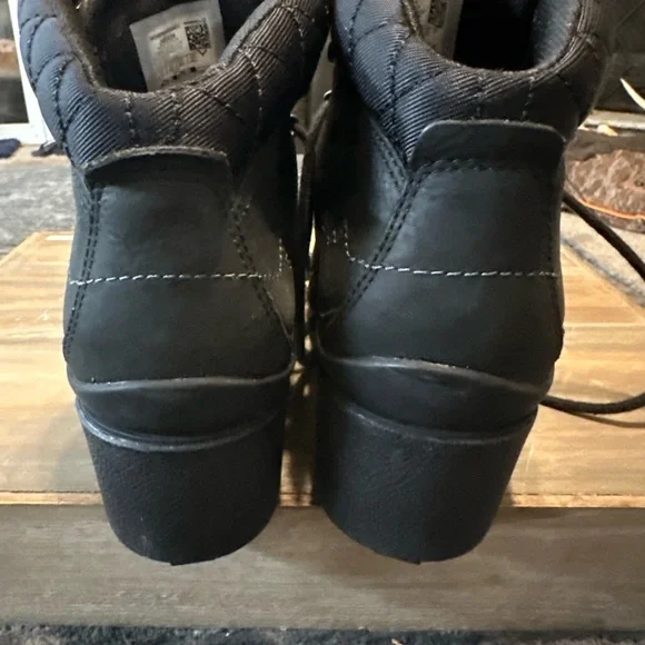 Merrell Black Leather Ankle Boots - Picture 6 of 8